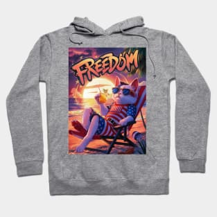 Freedom cat Hoodie